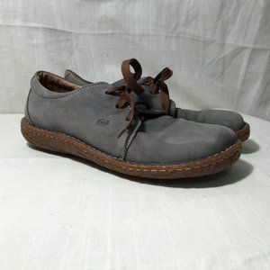 Born Vintage Style Blue Oxford Shoes